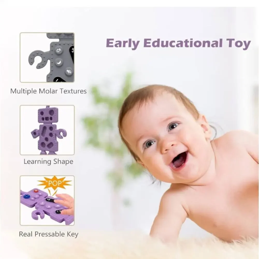 Baby Robot Shape Teether Toy